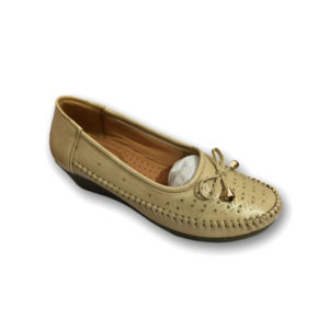 Cream Wedges Loafers