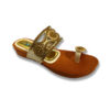 Cream Chappals for Women