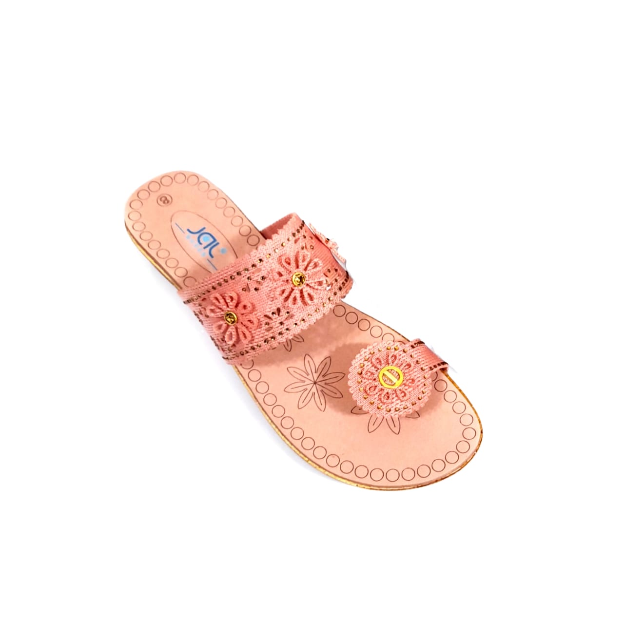 JAL Peach Slippers For Women - Jalshoes