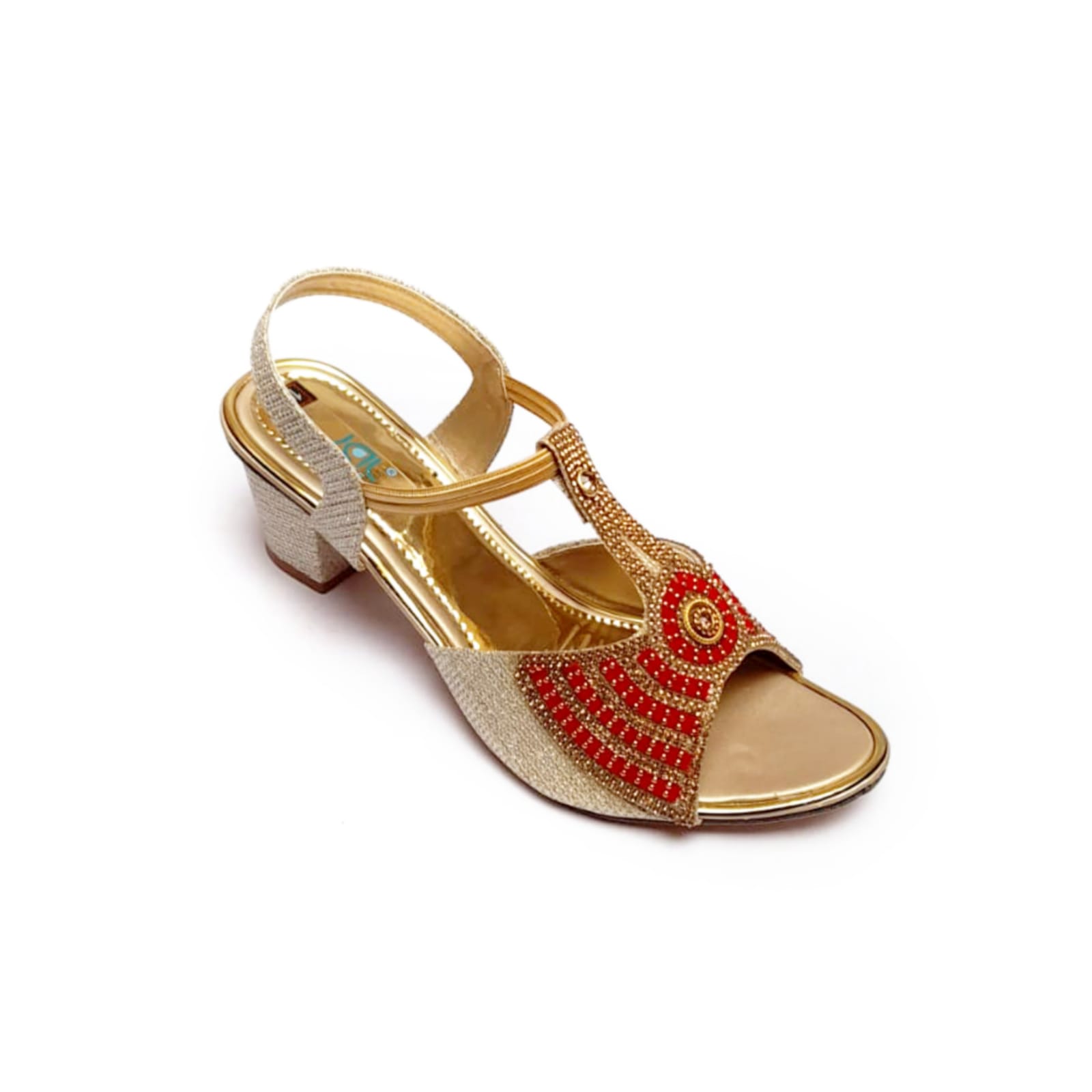 Golden colour ki online sandal